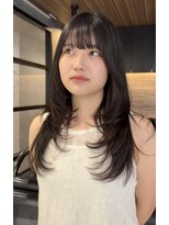 シア 富雄店(Sia.) NANA艶感姫レイヤーロング黒髪ぱっつん20代30代