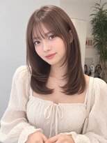 フォト イケブクロ(foto IKEBUKURO)&nbsp;秋イメチェン/結べるミディアムレイヤー/大人可愛い顔まわり