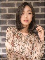 エストリア 栄店(ESTREA)&nbsp;大人可愛いミディアムワンカール　by鬼頭