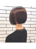 【sketcH.お客様ヘア】簡単スタイリングのワンレンミニマムボブ