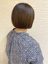 モリオ フロム ロンドン サッポロファクトリー店(morio FROM LONDON)&nbsp;【morio】札幌ボブ　ナチュラルベージュ切りっぱなしボブ