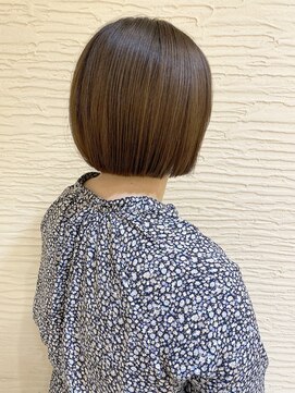 モリオ フロム ロンドン サッポロファクトリー店(morio FROM LONDON) 【morio】札幌ボブ　ナチュラルベージュ切りっぱなしボブ