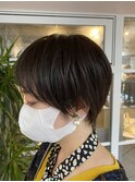 ☆お客様style☆オン眉☆マッシュショート