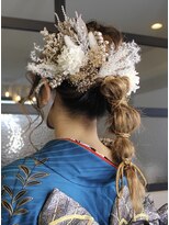 カノンヘアー(Kanon hair)&nbsp;紐アレンジ×玉ねぎヘア