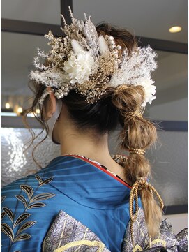 カノンヘアー(Kanon hair) 紐アレンジ×玉ねぎヘア