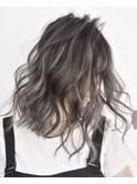 silo./退色も可愛いコントラストハイライトヘア♪