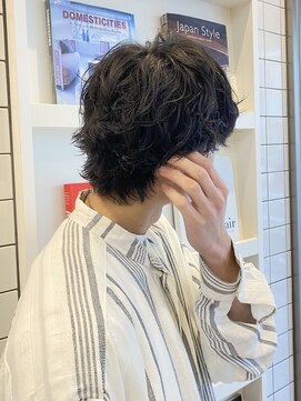 エイトヘアー(8 HAIR) マッシュウルフ×スパイラルパーマ