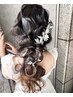 7:00-9:00 ヘアセット【ヘアアクセサリー付き】 ￥4000