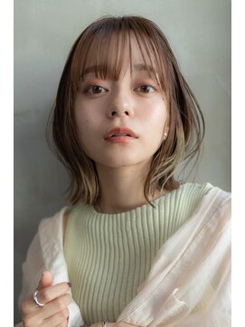 ドットハリス(.Hallis) 大人可愛い前髪/ミディアム/ボブ/20代30代/原宿/表参道