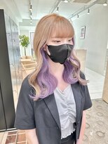 ニュート(Neut )&nbsp;ミルクティーベージュ×ピンクラベンダー/インナーカラー