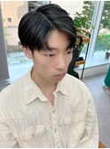 韓国風コンマヘア×メンズ黒髪ショート【メンズ】