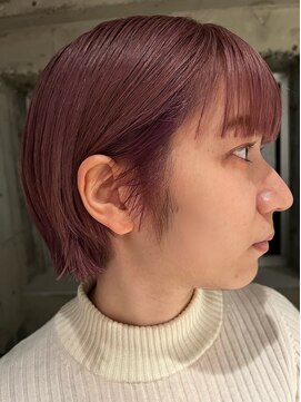 カンナ オーガニック ヘアデザイン(CANNA ORGANIC & HAIR DESIGN) 【canna/代官山】ミニボブ×こっくりピンク
