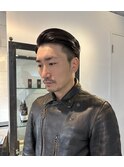 オールバックツーブロック