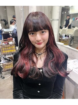 サロンドミルク 原宿(salon de MiLK) インナーピンクカラー