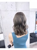 #ブリーチ#ケアブリーチ#グレージュ#大人可愛い