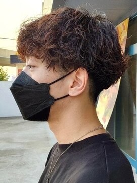 リット×ベリエ(Lit.×belier) 波巻きパーマメンズパーマメンズマッシュツイストパーマ鹿児島