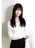 大人かわいいツヤ髪ストレート＿モカブラウン＿ロング［東陽町］