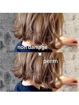 ウィールール 栄町店(WE RULE)&nbsp;ダメージレスパーマ　×　ミディアムボブ