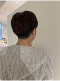 マッシュ×暖色カラー