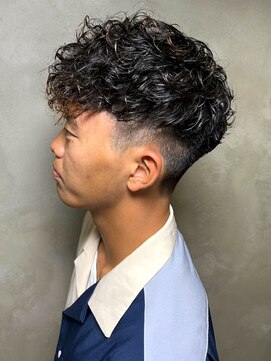 ディスイズバーバーサード(THIS IS BARBER 3rd) スパイラルパーマ ミニマッシュ ツーブロックマッシュ