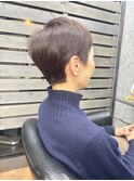 レッドブラウン+ベリーショート