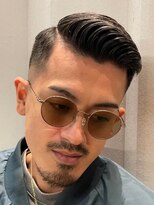 ヒロ銀座 バーバーショップ 札幌本店(HIRO GINZA BARBER SHOP)&nbsp;サイドパートスキンフェード