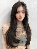 ユニ 原宿(uni) #67/韓国/韓国風/レイヤーカット/後れ毛/くびれヘア/前髪/原宿