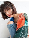ANGELICA ミニボブ　シースルーバング