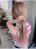 【ルーゼン】シールエクステを使ったハイライト