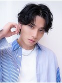束間/短髪/黒髪/ツーブロック/刈り上げ/モテ/センターパート