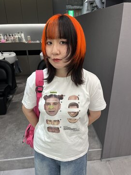 ロテ 名古屋 名駅店(Lote.) ミディアムヘア/デザインカラー/フェイスフレーミング