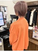 ピンクラベンダー×ショートウルフ【横須賀中央 Really】