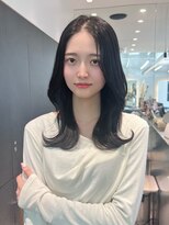 ロンドシエル 横浜(Lond ciel)&nbsp;オリーブグレー/韓国風巻き/レイヤーカット/髪質改善/縮毛矯正