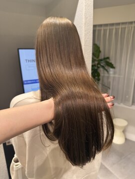 シンクショップ 神戸三宮(THINK SHOP) ＼ブリーチなしwカラーで柔らかbeige／