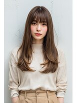 レス(Les.)&nbsp;ロングレイヤーやりすぎないハッシュカットレイヤーカット