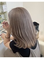 ラピステン 福岡天神 大名店(Lapis)&nbsp;ブリーチ/ダブルカラー/グレージュ/ミルクティー/ベージュ
