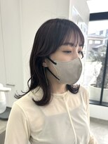 ノートエートル 西金沢(Nought etre)&nbsp;20代/30代/顔まわりレイヤー/透明感カラー/ツヤ髪スタイル