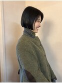 まとまる顎上ラインボブ