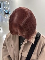 ヘアーメイクブランニュー セントラル 西大寺店(hair make Brand new central)&nbsp;こっくり暖色ピンク艶感カラー