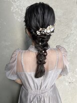 kotona【コトナ】&nbsp;お呼ばれヘアセット編み下ろしヘアセットミディアムヘアセット