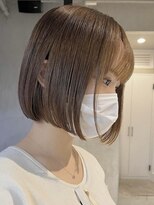 エリマ 調布(elima) 調布イルミナカラーマッシュショートミルクティーベージュカラー