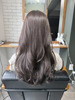 イチパーセント 横浜(1%)&nbsp;ダークパープル/ナチュラルショート/夏のヘアアレンジ/横浜