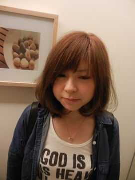 サロンドブルック 久喜店(salon de brook) ピンクアッシュボブ