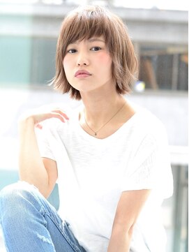 エムスラッシュ 新百合ヶ丘(M.SLASH) 【M.SLASH】ちょいハネでスパイシーに…スタイリッシュボブa