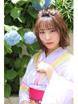 ヴァンクシー バイ ルナ(VANKCY by Luna) 【neolive plus】浴衣にぴったり!シースルーアレンジ