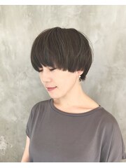 [helvetica hair] モードマッシュ×ハイライト＊島村知世