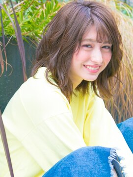 リリアン 青山(relian) 伸ばしかけボブにソフトアッシュで柔らかさを♪