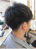 学生メンズ 束感ショート  刈り上げ
