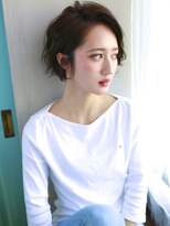 バース(BIRTH)&nbsp;天神【BIRTH】無造作ふわボブ×暗髪ベージュカラー 2