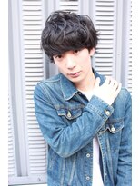 ホワイト(WHITE) マッシュショート×ナチュラルカール×WHITE出原